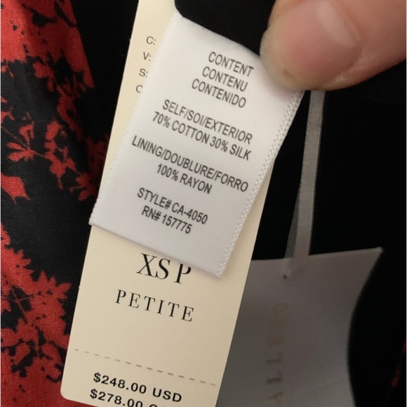 Anthropologie x Caballero silk wrap dress - Picture 7 of 8